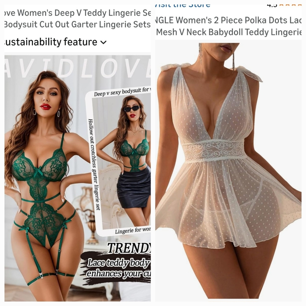 2 Pack Women's Sexy Nighties. W-52